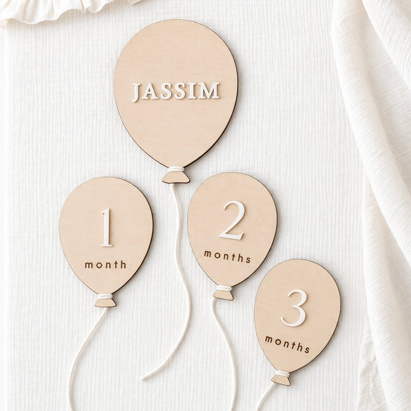 Wooden Balloons Milestone