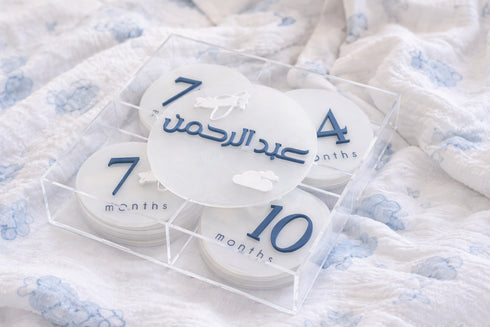 Sky dreams Milestone Set acrylic