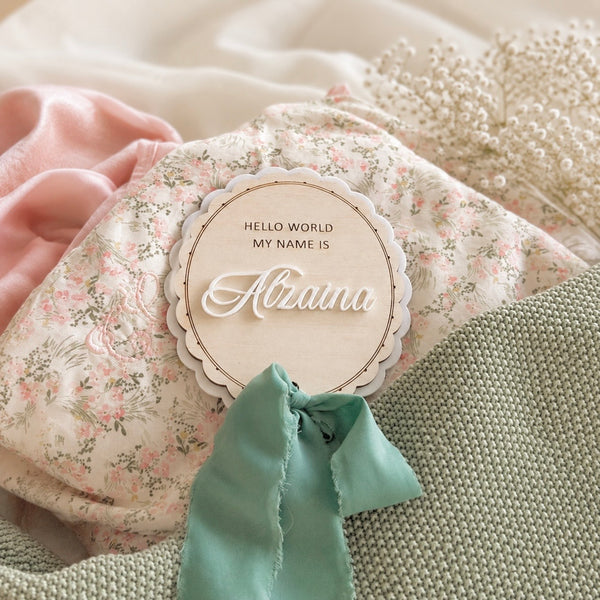 Blossom Birth Card