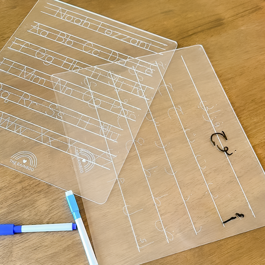 Alphabet & Numbers Acrylic Board