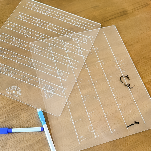 Alphabet & Numbers Acrylic Board