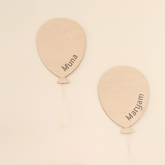 Wooden Cut out Balloon Set
