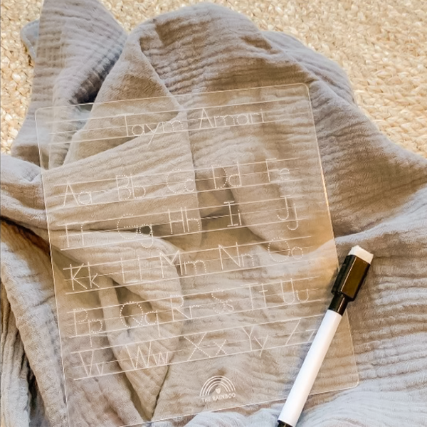 Alphabet & Numbers Acrylic Board