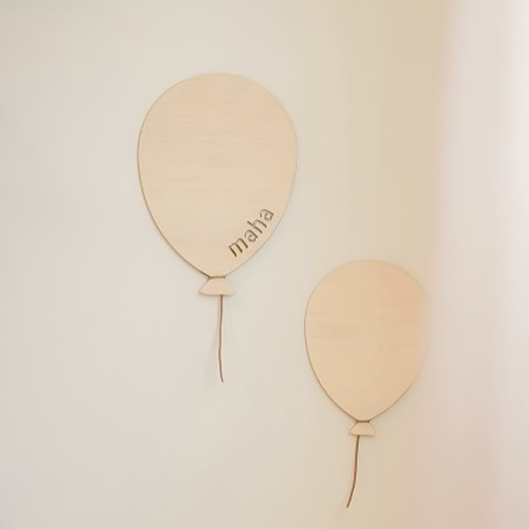Wooden Cut out Balloon Set