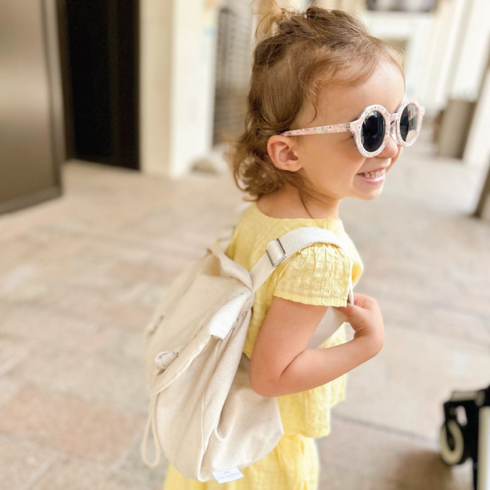Linen Back To School Bag