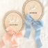 Bloom birth card wooden