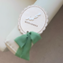 Bloom birth card wooden