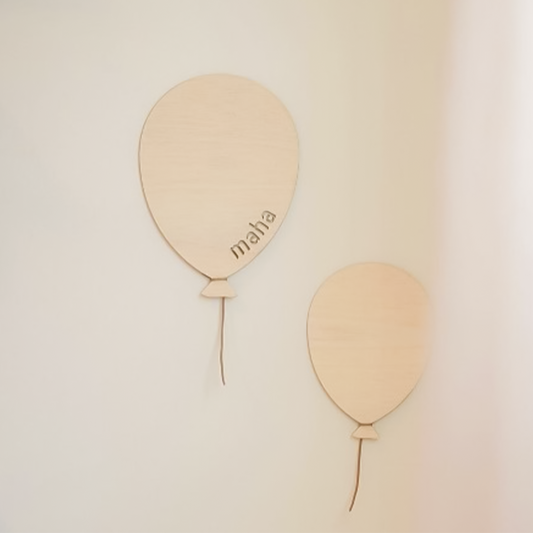 Wooden Cut out Balloon Set